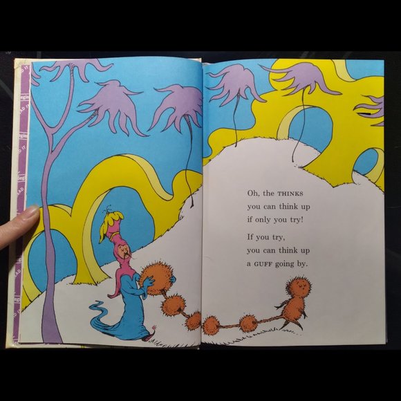 Original 1975 Oh, the thinks you can think! by Dr.Seuss - Picture 2 of 3